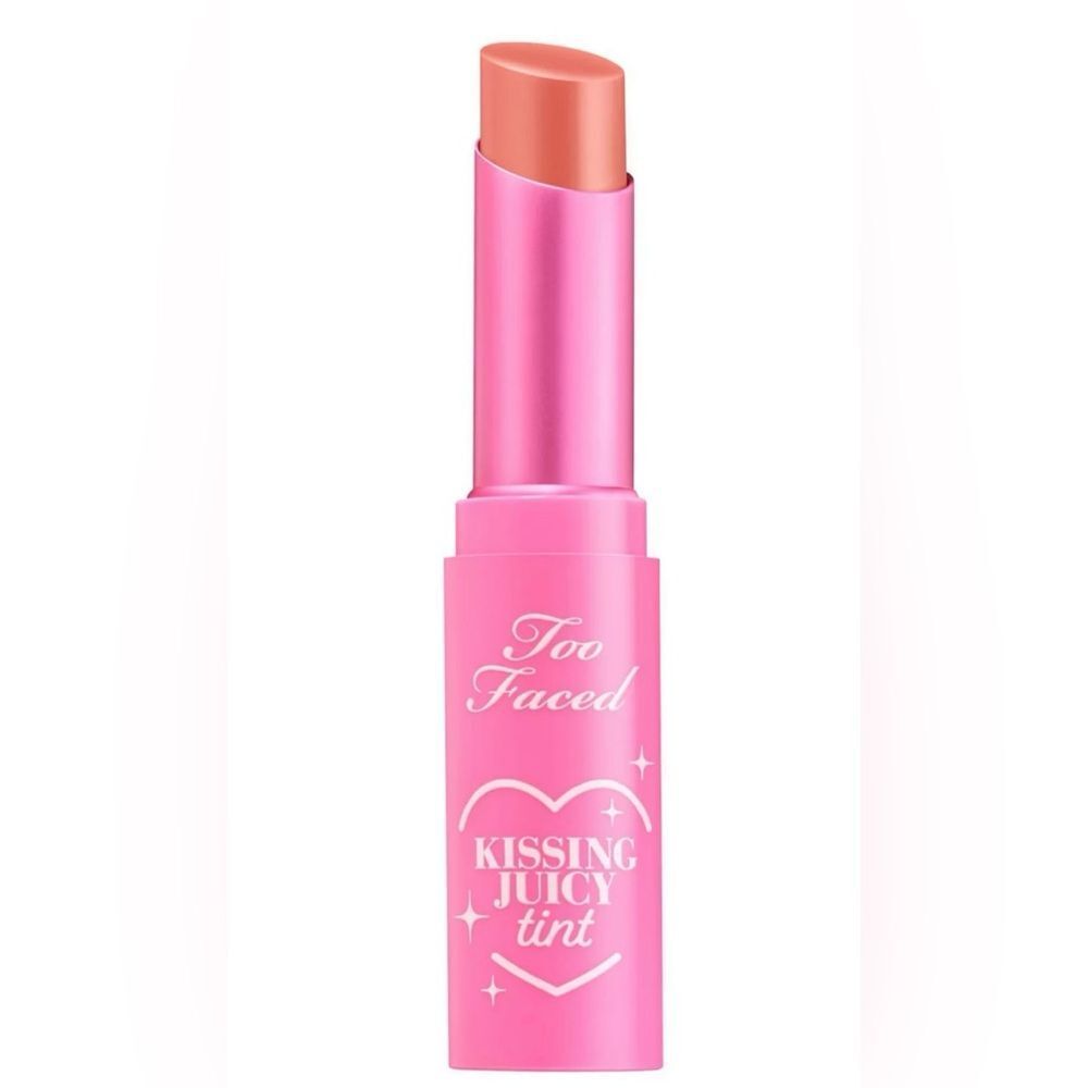 Too Faced Kissing Juicy Tint Lip Balm Peach Rings peachy nude